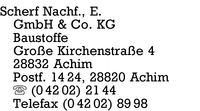 Scherf Nachf. GmbH & Co. KG, E.
