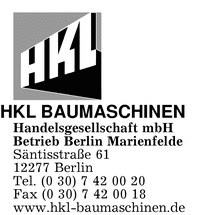 HKL Baumaschinen Handelsgesellschaft mbH Betrieb Berlin Marienfelde