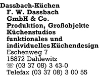 Dassbach Kchen Werksverkauf