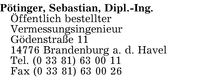 P�tinger, Dipl.-Ing. Sebastian