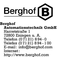 Berghof Automationstechnik GmbH