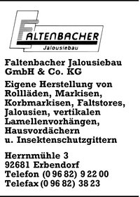 Faltenbacher Jalousiebau GmbH & Co. KG