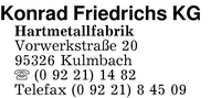 Friedrichs KG, Konrad