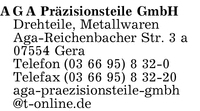 AGA Przisionsteile GmbH