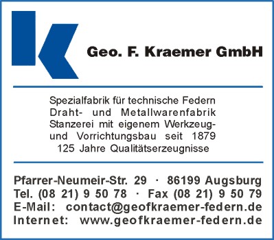 Kraemer GmbH, Geo. F.