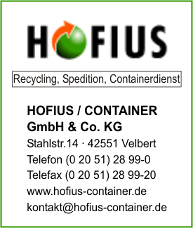 HOFIUS / CONTAINER GmbH & Co. KG