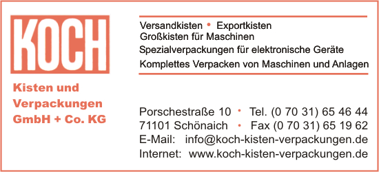 KOCH Kisten und Verpackungen GmbH + Co. KG