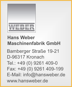Weber Maschinenfabrik GmbH, Hans