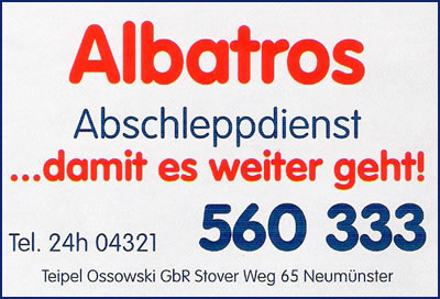 Albatros Abschleppdienst - Teipel Ossowski GbR