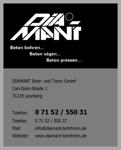 DIAMANT Bohr- und Trenn GmbH