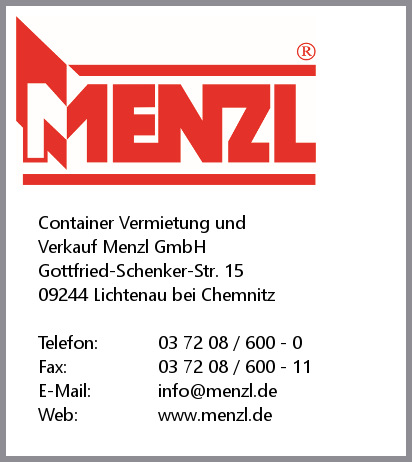 Container Vermietung und Verkauf Menzl GmbH