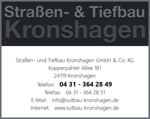 Straen- und Tiefbau Kronshagen GmbH & Co. KG