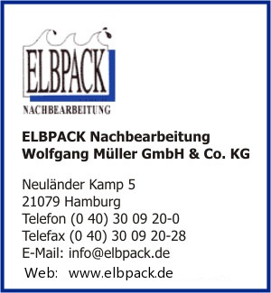 Elbpack Nachbearbeitung Wolfgang Mller GmbH & Co. KG
