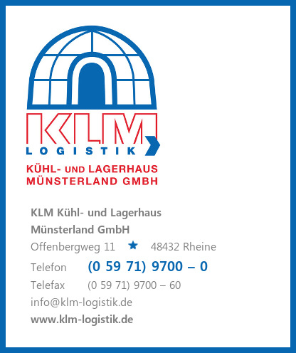 KLM K�hl- und Lagerhaus M�nsterland GmbH