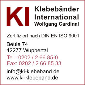KI Klebebänder International Wolfgang Cardinal e.K.