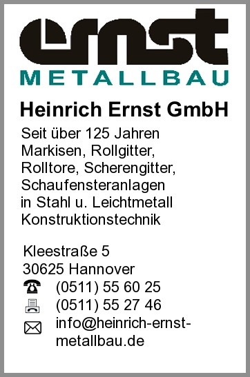 Ernst GmbH, Heinrich