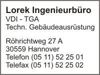 Lorek Ingenieurb�ro VDI - TGA