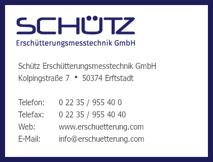 Sch�tz Ersch�tterungsmesstechnik GmbH