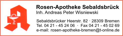 Rosen-Apotheke Sebaldsbrck Inh. Andreas Peter Wisniewski