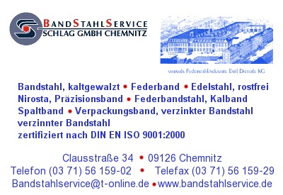 Bandstahlservice Schlag GmbH Chemnitz