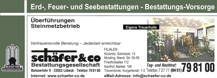 Bestattungsgesellschaft Sch�fer & Co.