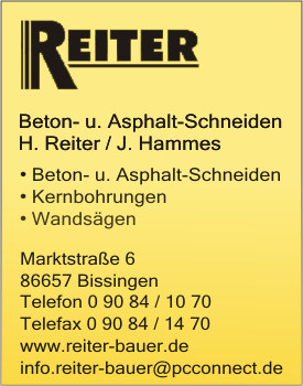 Reiter - J. Hammes Beton- und Asphalt-Schneiden, H.