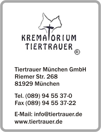 Tiertrauer Mnchen GmbH