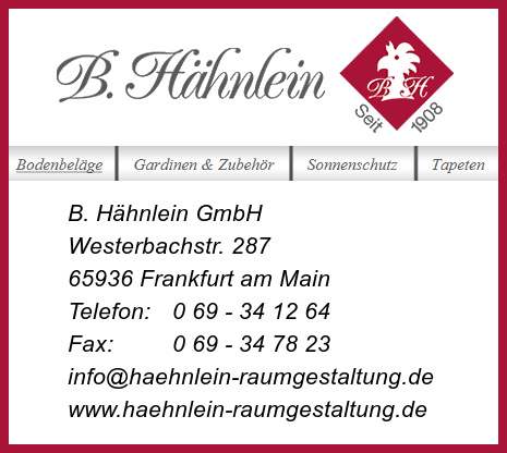 B. H�hnlein GmbH