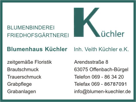 Blumenhaus K�chler Inh. Veith K�chler e.K.