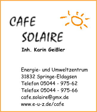 Caf Solaire Inh. Karin Geiler